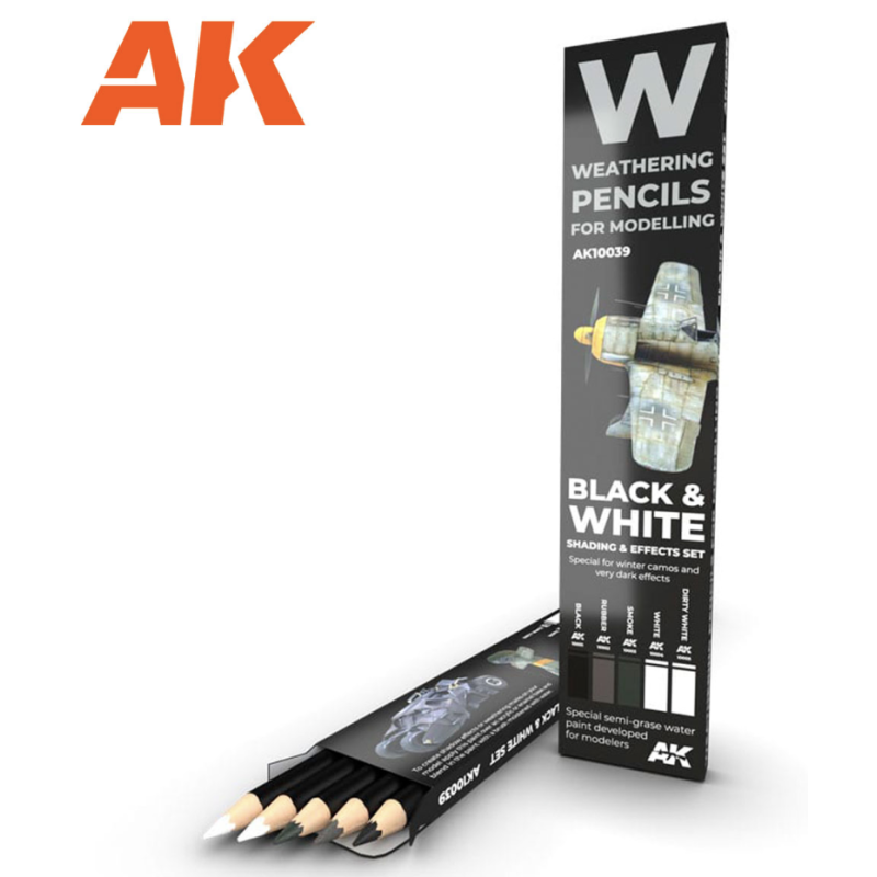 Crayons viellissement effets noir & blanc AK10039 AK INTERACTIVE