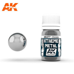 XTREME METAL CHROME 30ML AK477 AK INTERACTIVE