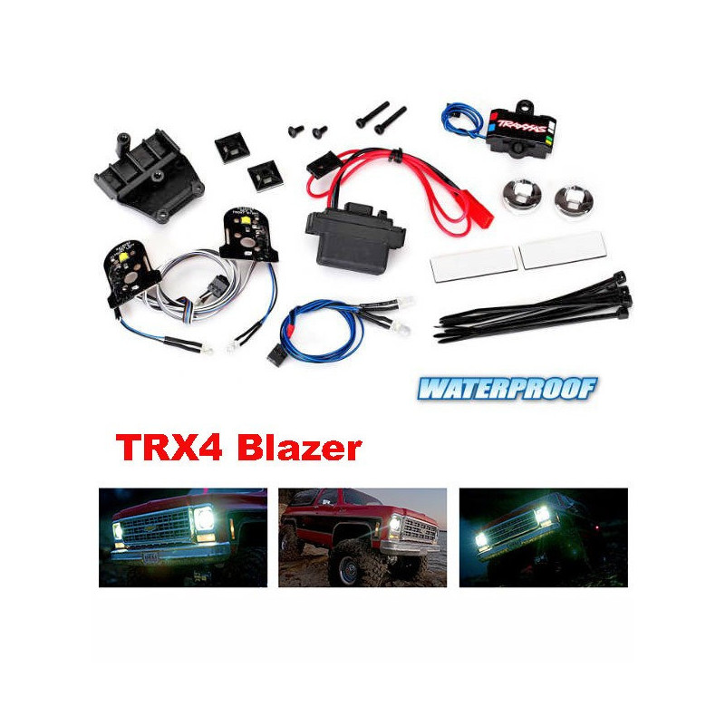 Kit éclairage complet + alimentaion TRX4 BLAZER 8038 Traxxas