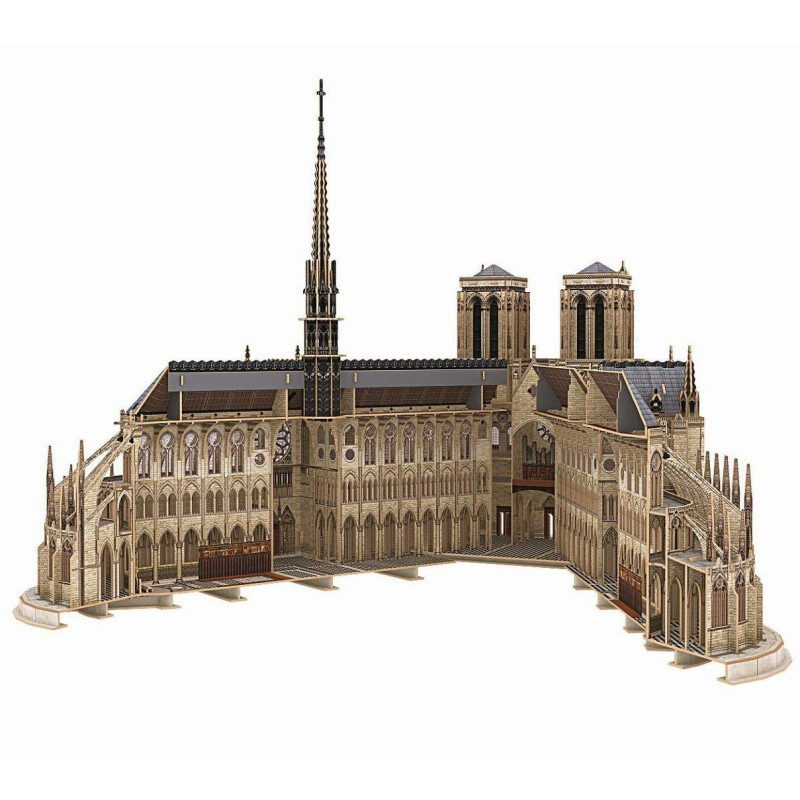 MAQUETTE EN BOIS NOTRE DAME DE PARIS