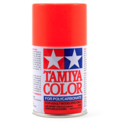 PS20 red fluo lexan Tamiya
