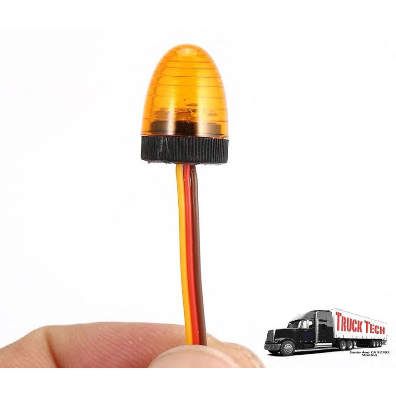 Gyrophare LED Orange 960mm pour camion 19 modes