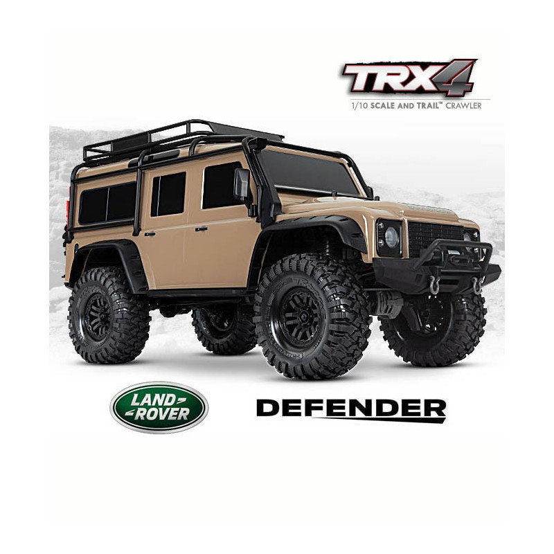 TRX4 Crawler Land Rover Defender D110 gris RTR TRX82056 Traxxas
