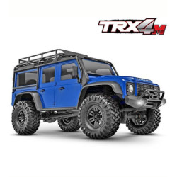TRX4M Land Rover Defender Crawler 1/18e bleu RTR 97054-1-BLUE Traxxas