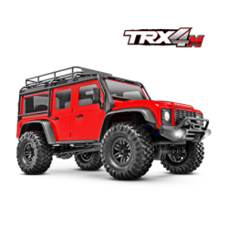 TRX4M Land Rover Defender Crawler 1/18e rouge RTR 97054-1-RED Traxxas