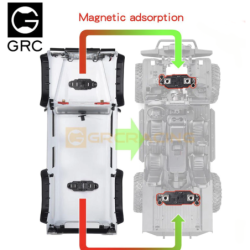 Supports magnétiques carrosserie TRX4 G168A GRC