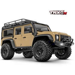 TRX4M Land Rover Defender Crawler 1/18e sable RTR 97054-1-TAN Traxxas