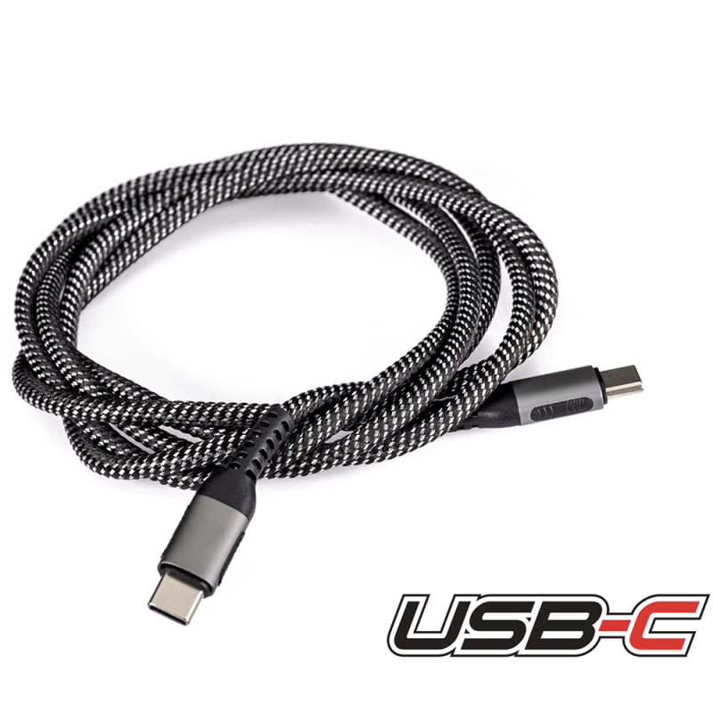 Câble USB-C 100W 2 En 1 Pour Recharge Rapide, Cordon De Chargeur