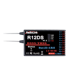 Récepteur 12 VOIES R12DS pour AT10II Radiolink RDL-0-R12DS