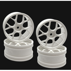 Jantes blanche BBS Speed Racing 1/10e les 2 paires