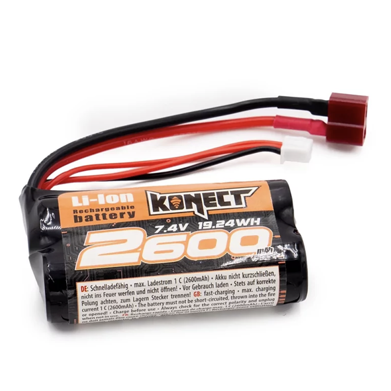 Batterie Li-Ion 7,4V 2600mah Konect