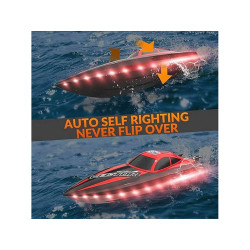 Bateau Vitesse RACENT VECTOR LUMEN rouge RTR Volantex