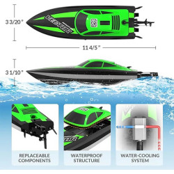 Bateau Vitesse RACENT VECTOR LUMEN vert RTR Volantex