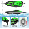 Bateau Vitesse RACENT VECTOR LUMEN vert RTR Volantex