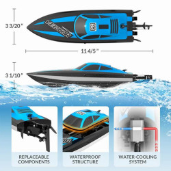 Bateau Vitesse RACENT VECTOR LUMEN bleu RTR Volantex