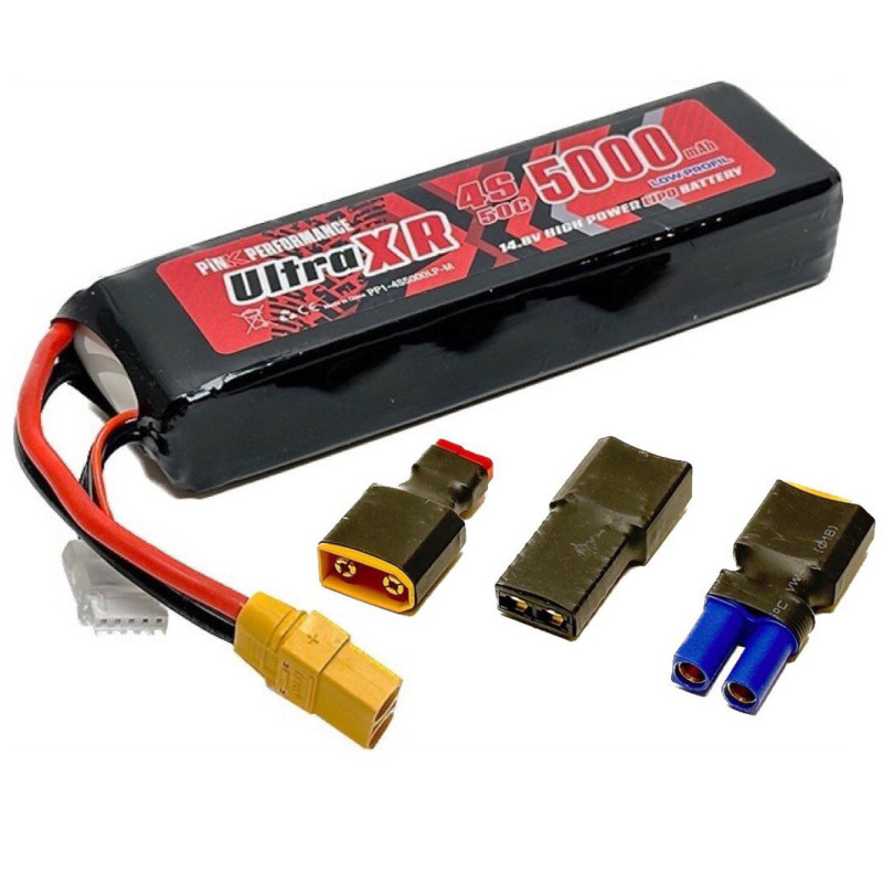 Lipo 14,8V 5000 mah ULTRA XR 50C 4S shorty Pink Performance