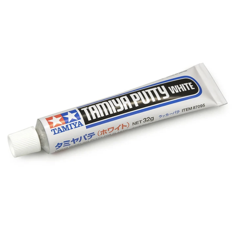 Putty mastic blanc en tube 87095 Tamiya