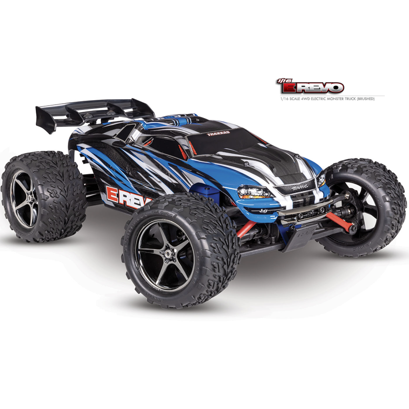 MINI E-REVO 4X4 BRUSHED RTR 71054-8-BLUE Traxxas