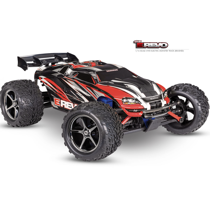 MINI E-REVO 4X4 BRUSHED RTR 71054-8-RED Traxxas