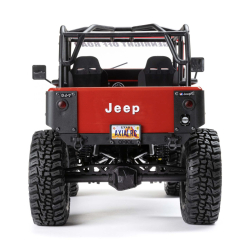 SCX10 III Jeep CJ-7 4WD Brushed RTR Rouge AXI03008T1 AXIAL