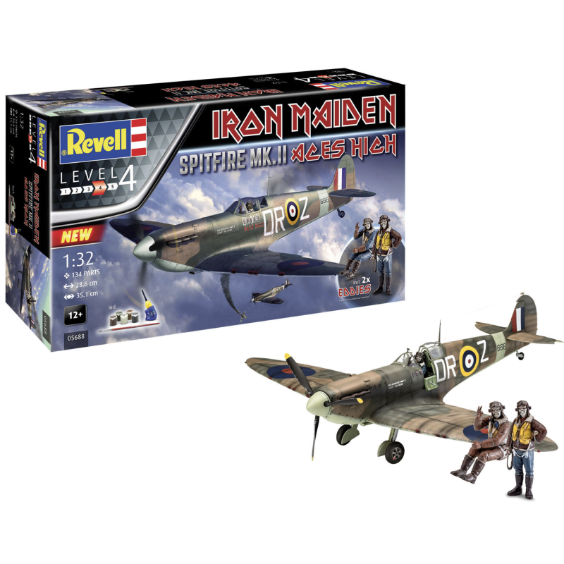 SPITFIRE MK.II "ACES HIGH" IRON MAIDEN Maquette Revell + acc. de base Revell 05688