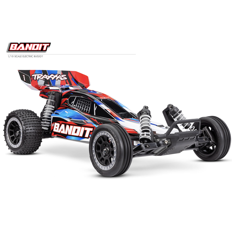 BANDIT RTR + batt.  chargeur 24254-8 rouge Traxxas