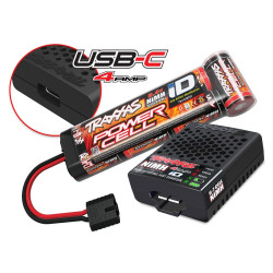 BANDIT RTR + batt.  chargeur 24254-8 rouge Traxxas