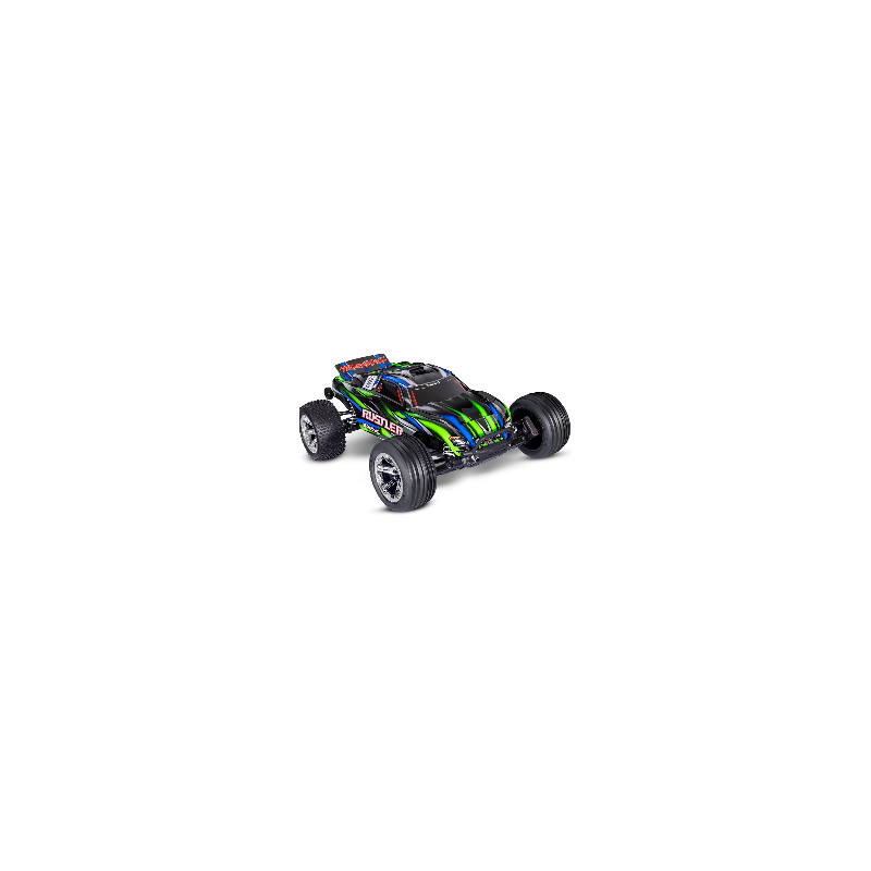 Rustler 4x2 BL-2S TQ ID RTR 37354-4 vert Traxxas