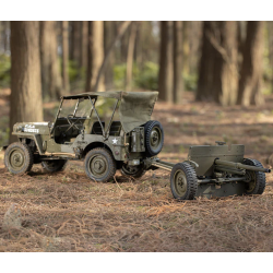 Canon anti-char M3 pour 1941 MB JEEP 1/6  ROC-C1332 ROC HOBBY