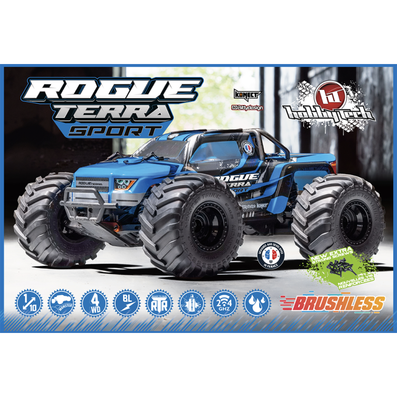 MONSTER ROGUE TERRA BRUSHLESS sport bleu RTR IModel