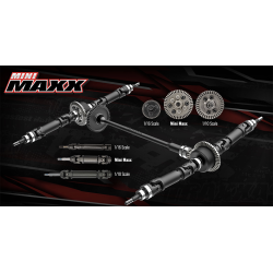 Mini MAXX BL-2S + batt /chargeur 107154-1Black Traxxas