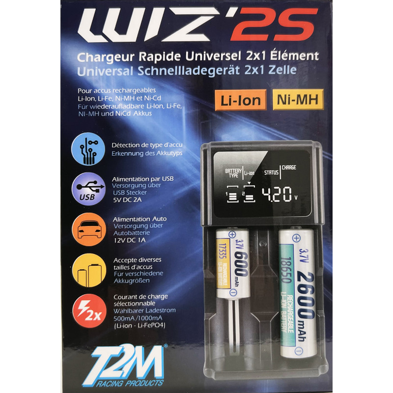 Chargeur rapide Wiz 2S T1247 T2M