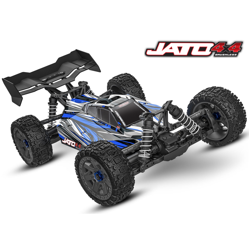 JATO 4x4 bruhless 2S RTR 90154-4 bleu Traxxas