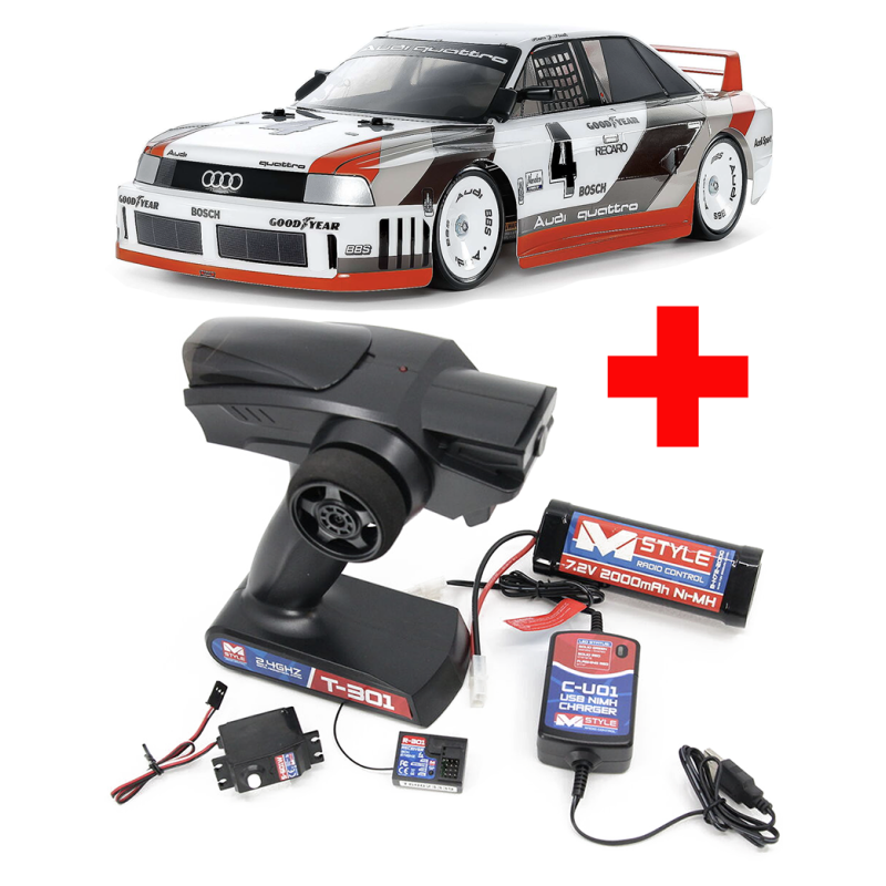 Audi 90 Quattro racing TT02 58744PACK Tamiya