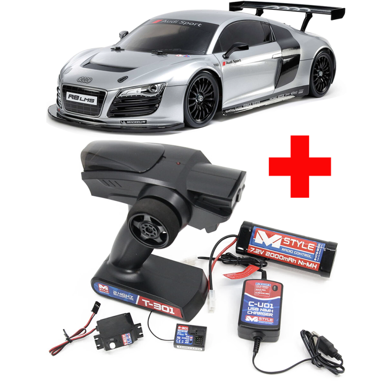 Audi R8 LMS 2008 TT02 58749PACK Tamiya