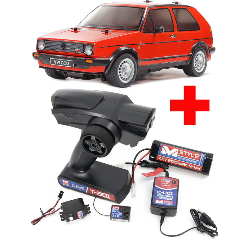 Volkswagen Golf II GTI 16V MB01 58748PACK Tamiya