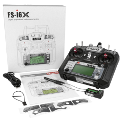 Radio. 6 voies programmable FS-i6X Flysky