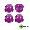 Ecrous de roues M4 par 4 mauve Snake Race