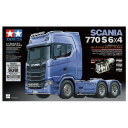 Scania 770S 6x4 Silver Edition 56373 Tamiya PACK MULTI