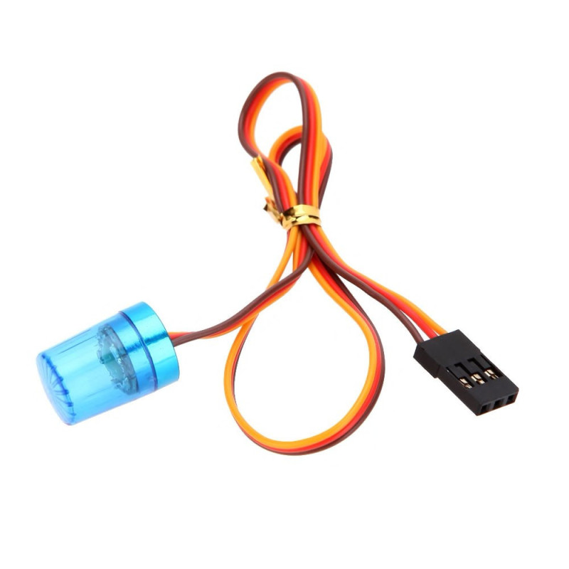 Gyrophare Bleu à LED - Accessoires pour crawler 1/10