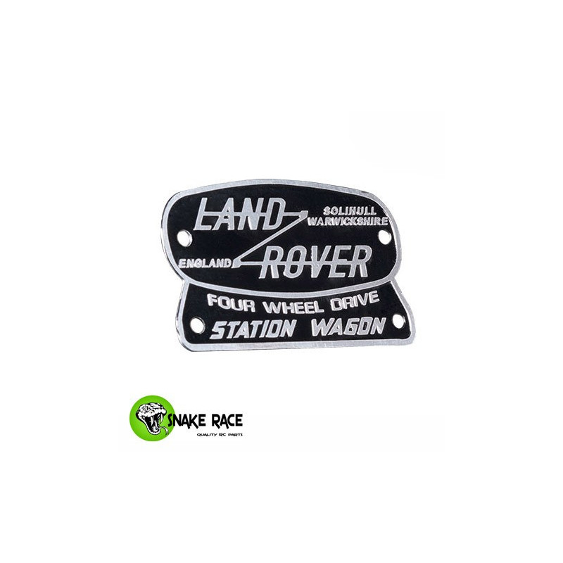 Plaque Land Rover Station Wagon 1071 Snake Race